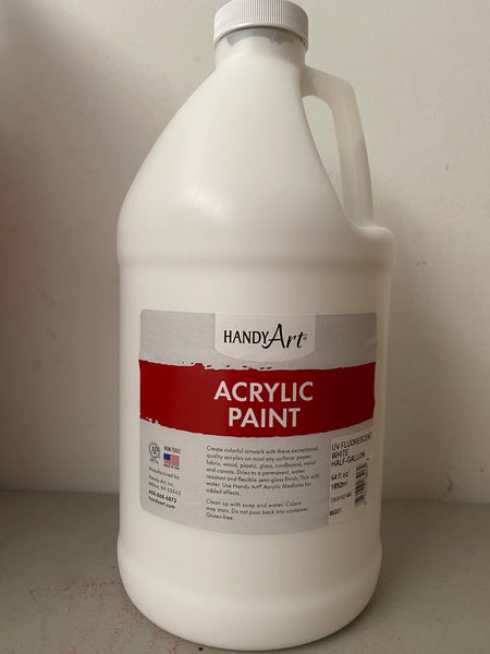 NEW Acrylic Fluorescent / Black Light White $16.96 ea Case of 1