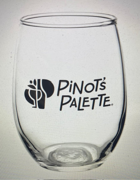 Branded Logo 9oz Stemless Wine Glass $3.98 ea Case of 12