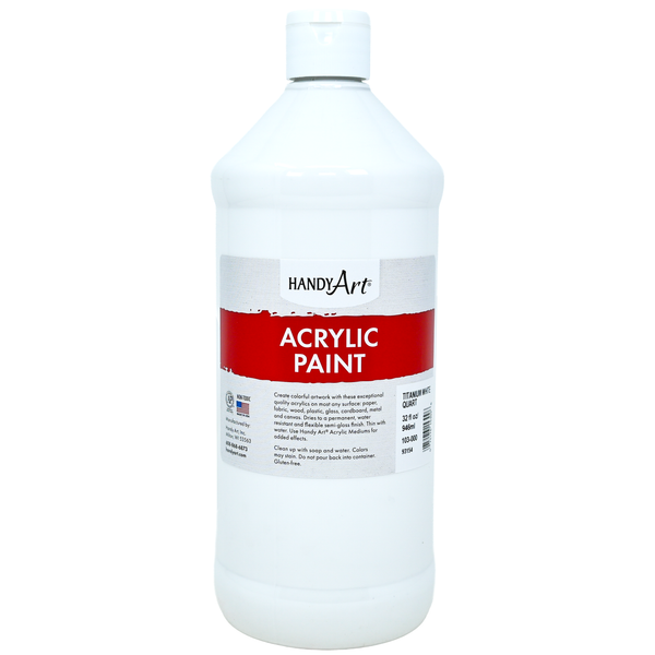 Titanium White Quart Size 32 oz. $7.37 Case of 1