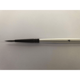 New #4 Round Acrylic Handle Brush $1.49ea Case of 20