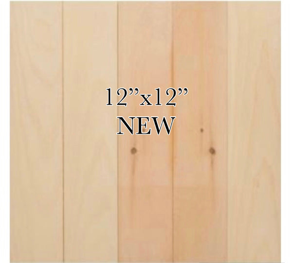 12” x 12” Square Wood Plank $5.98ea Case of 20