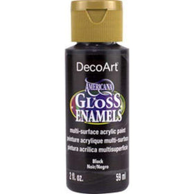 Americana® Gloss Enamels 2-oz. BLACK $1.48ea Pack of 3