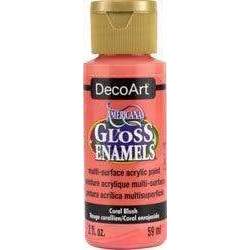 Americana® Gloss Enamels 2-oz. CORAL BLUSH $1.48ea Pack of 3