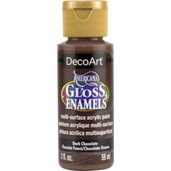 Americana® Gloss Enamels 2-oz. DARK CHOCOLATE $1.48ea Pack of 3