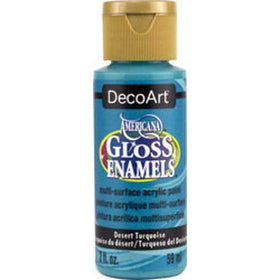 Americana® Gloss Enamels 2-oz. DESERT TURQUOISE $1.48ea Pack of 3