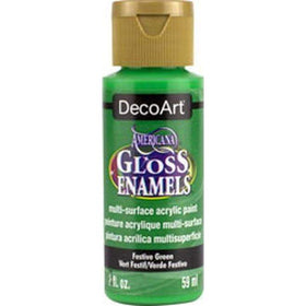 Americana® Gloss Enamels 2-oz. FESTIVE GREEN $1.48 ea Pack of 3