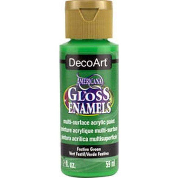 Americana® Gloss Enamels 2-oz. FESTIVE GREEN $1.48 ea Pack of 3