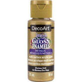Americana® Gloss Enamels 2-oz. GLORIOUS GOLD $1.48ea Pack of 3