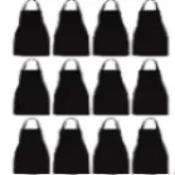 Black Canvas Apron $6.98ea Case of 12